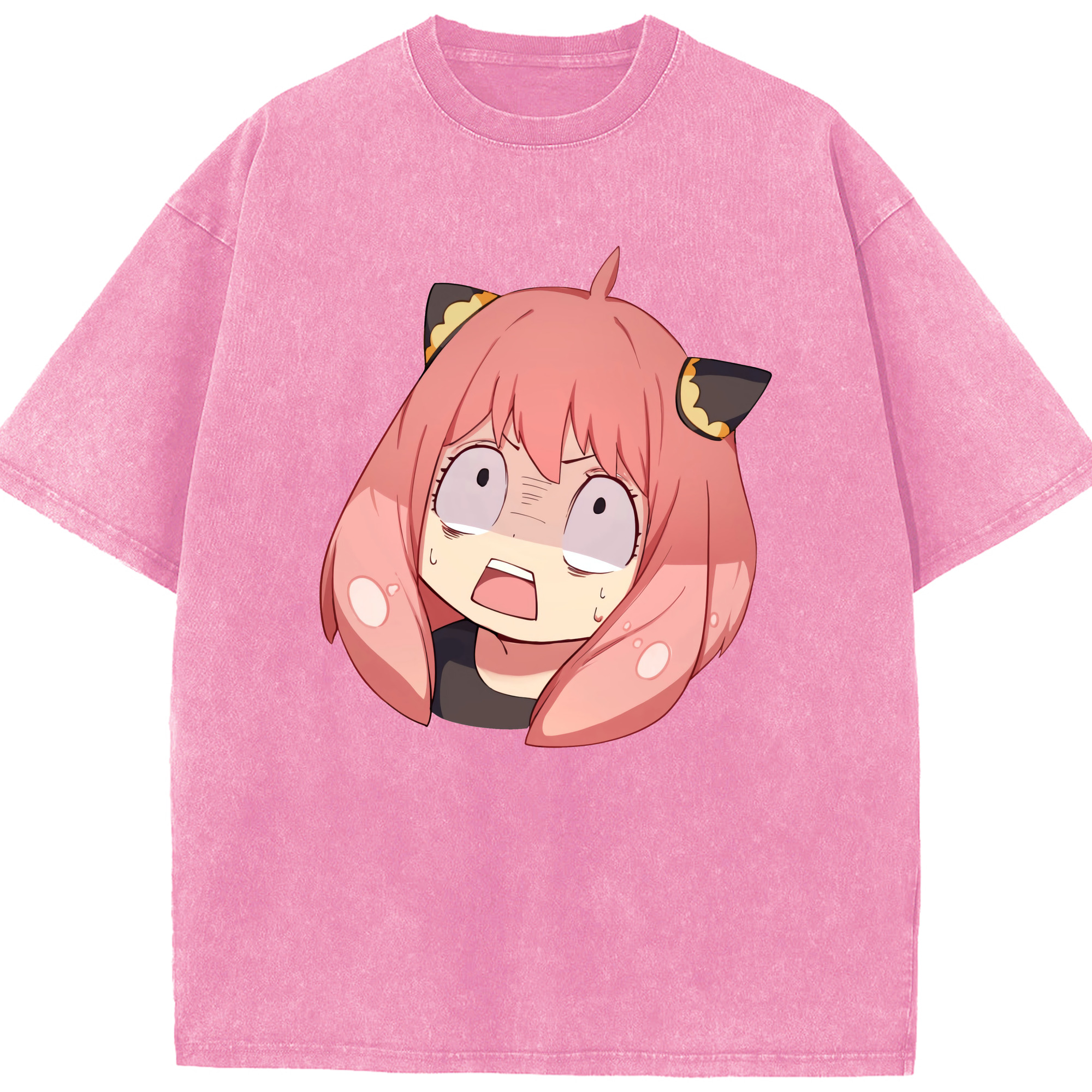 （画像用） SPY×FAMILY间谍家家酒 綿100% ヴィンテージ風 半袖Tシャツ（フロントプリント）